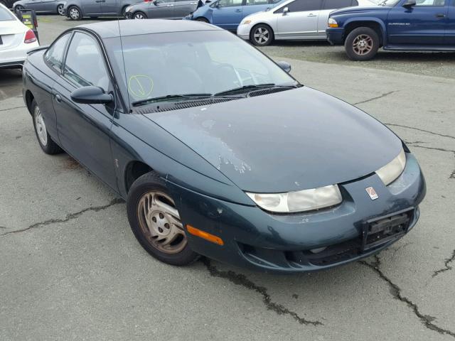 1G8ZH1271VZ293114 - 1997 SATURN SC2 GREEN photo 1