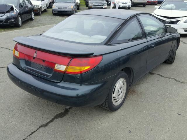 1G8ZH1271VZ293114 - 1997 SATURN SC2 GREEN photo 4