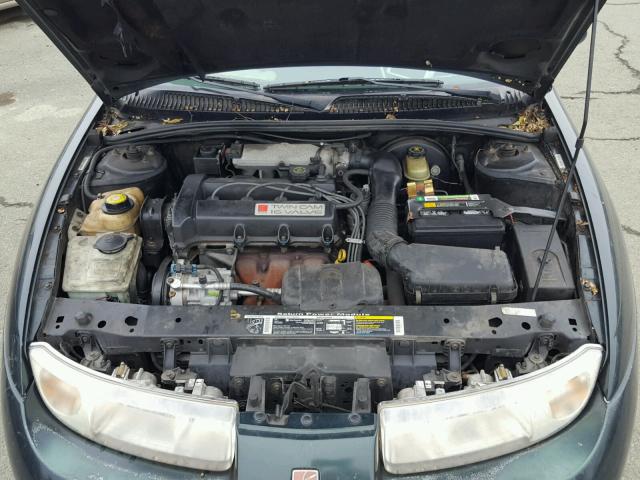 1G8ZH1271VZ293114 - 1997 SATURN SC2 GREEN photo 7