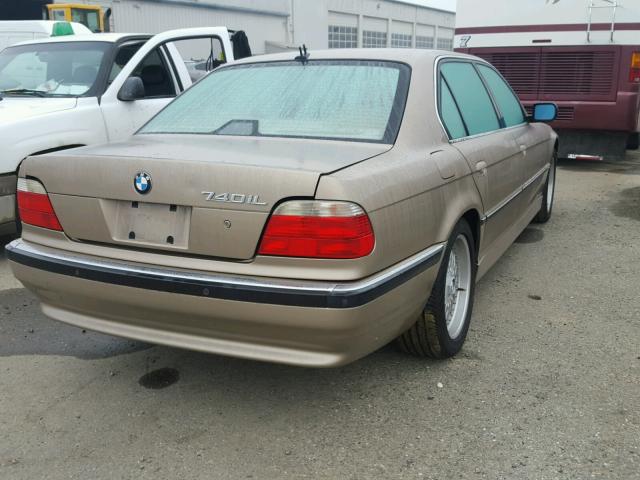 WBAGH83491DP27133 - 2001 BMW 740 IL GOLD photo 4