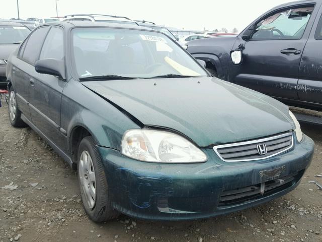 2HGEJ6624XH548797 - 1999 HONDA CIVIC DX GREEN photo 1