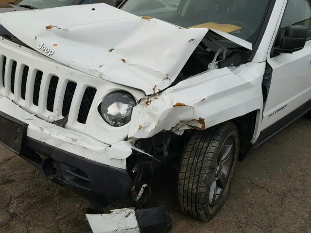 1C4NJPFA0FD263585 - 2015 JEEP PATRIOT LA WHITE photo 9