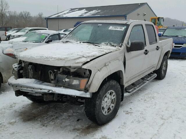 1GCDT13E278122652 - 2007 CHEVROLET COLORADO WHITE photo 2