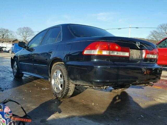 1HGCG16562A053737 - 2002 HONDA ACCORD EX BLACK photo 3