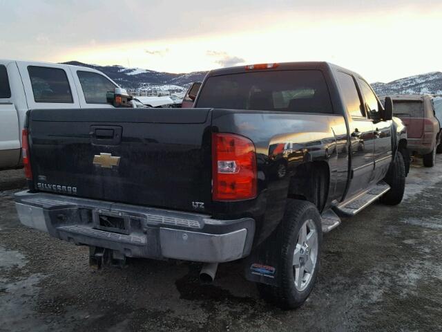 1GC1KYCG8BF265688 - 2011 CHEVROLET SILVERADO BLACK photo 4