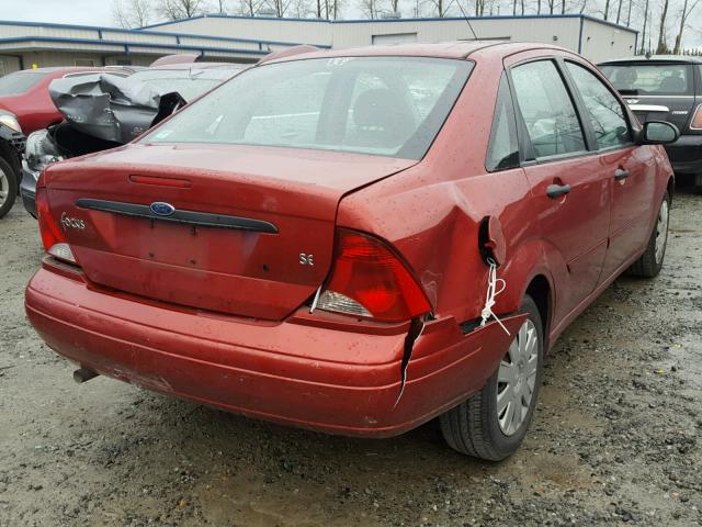 1FAFP34314W200521 - 2004 FORD FOCUS SE C MAROON photo 4