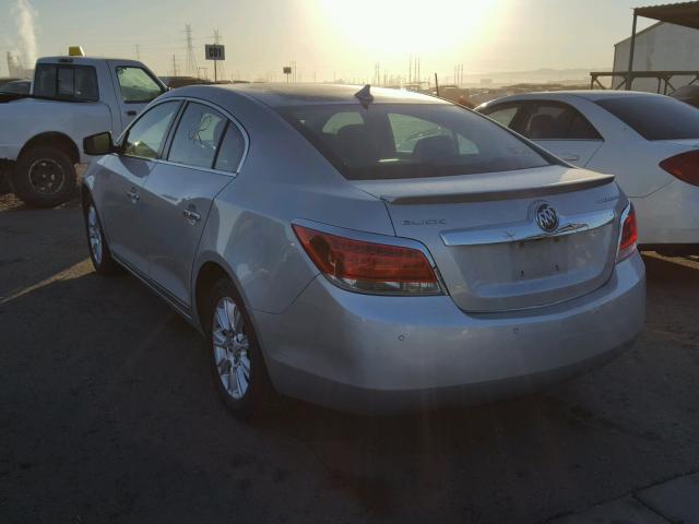 1G4GD5ER8CF342994 - 2012 BUICK LACROSSE P SILVER photo 3