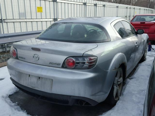 JM1FE173340117918 - 2004 MAZDA RX8 SILVER photo 4