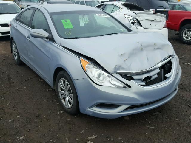 5NPEB4AC6DH528005 - 2013 HYUNDAI SONATA GLS BLUE photo 1