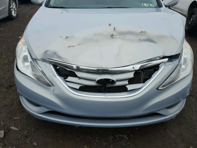 5NPEB4AC6DH528005 - 2013 HYUNDAI SONATA GLS BLUE photo 7