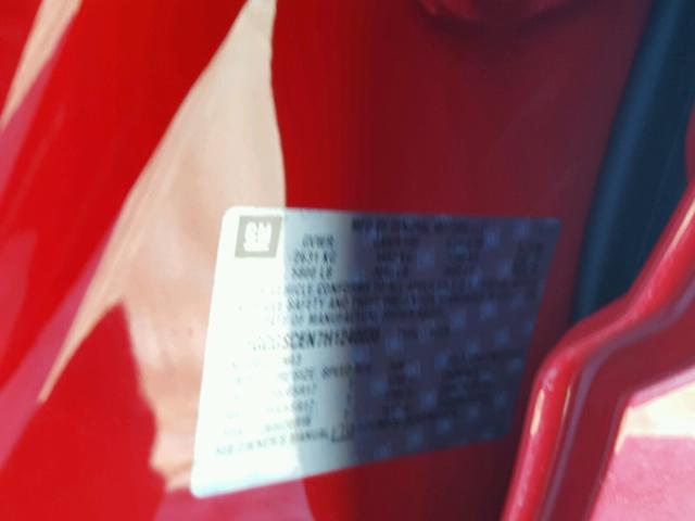 1GCGSCEN7H1240036 - 2017 CHEVROLET COLORADO L RED photo 10
