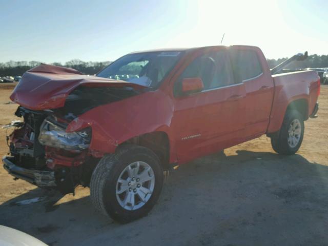 1GCGSCEN7H1240036 - 2017 CHEVROLET COLORADO L RED photo 2