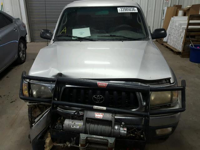 5TEWN72NX3Z216729 - 2003 TOYOTA TACOMA XTR SILVER photo 7