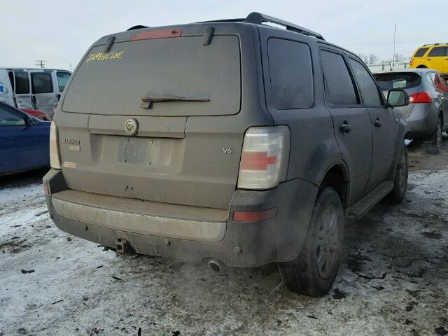 4M2CU87148KJ25205 - 2008 MERCURY MARINER PR BLACK photo 4