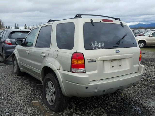 1FMCU94143KB34846 - 2003 FORD ESCAPE LIM GOLD photo 3