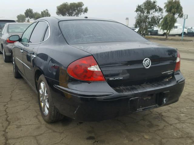 2G4WE567X51214532 - 2005 BUICK LACROSSE C BLACK photo 3