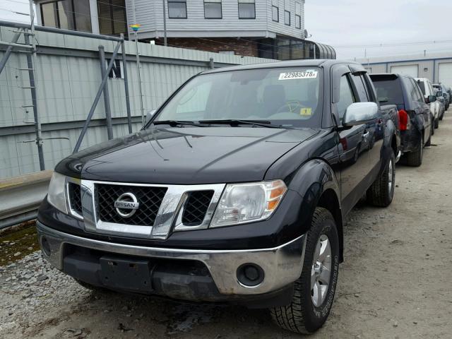 1N6AD0EV3AC426341 - 2010 NISSAN FRONTIER C BLACK photo 2