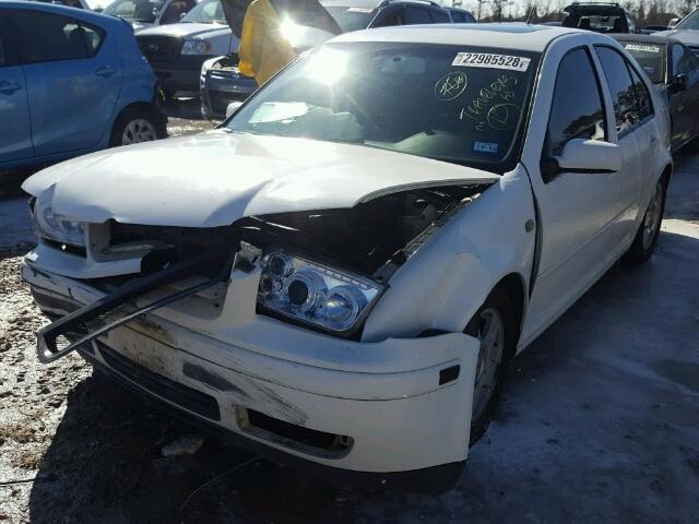 3VWSD29MXYM199613 - 2000 VOLKSWAGEN JETTA GLS WHITE photo 2