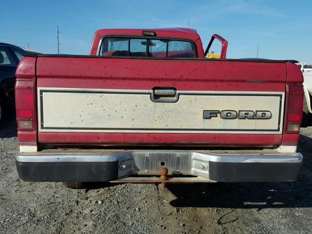 1FTBR10T7JUC30756 - 1988 FORD RANGER RED photo 6