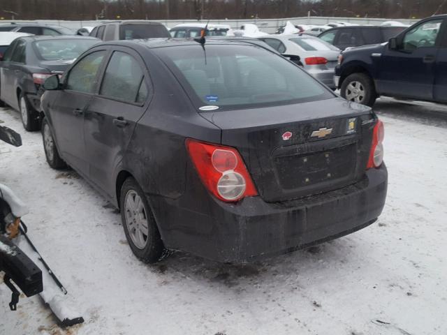 1G1JA5SH0C4148379 - 2012 CHEVROLET SONIC LS BLACK photo 3