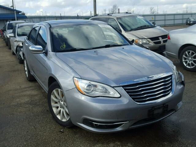 1C3CCBCG9DN629651 - 2013 CHRYSLER 200 LIMITE SILVER photo 1