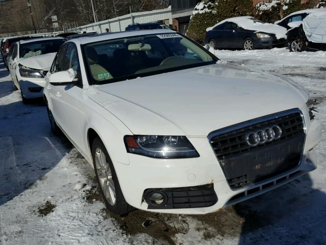 WAUAFAFL7BN034420 - 2011 AUDI A4 PREMIUM WHITE photo 1