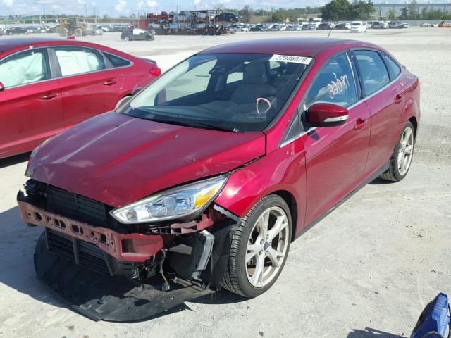 1FADP3J22FL208103 - 2015 FORD FOCUS TITA RED photo 2