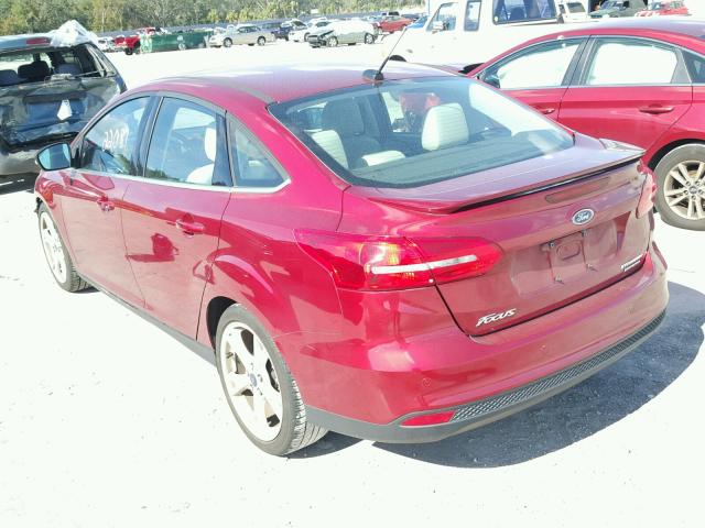 1FADP3J22FL208103 - 2015 FORD FOCUS TITA RED photo 3