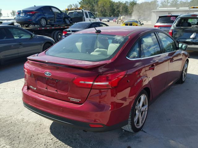 1FADP3J22FL208103 - 2015 FORD FOCUS TITA RED photo 4