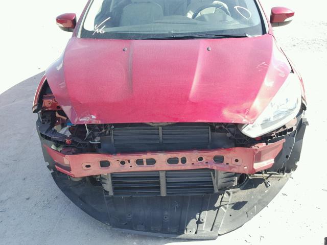 1FADP3J22FL208103 - 2015 FORD FOCUS TITA RED photo 9