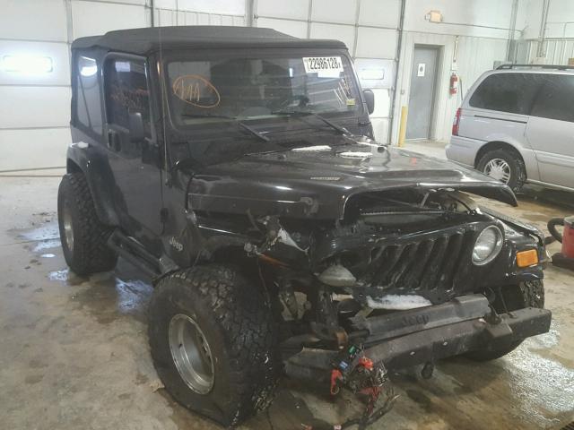 1J4FA39S56P754597 - 2006 JEEP WRANGLER X BLACK photo 1