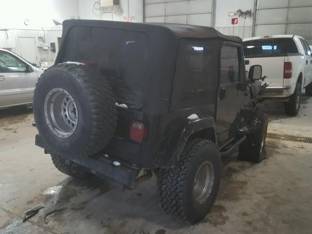 1J4FA39S56P754597 - 2006 JEEP WRANGLER X BLACK photo 4