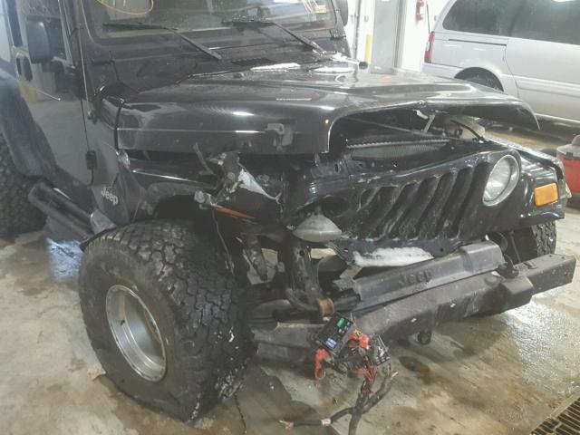 1J4FA39S56P754597 - 2006 JEEP WRANGLER X BLACK photo 9