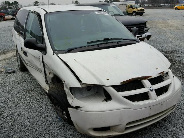 1D4GP23EX6B673116 - 2006 DODGE GRAND CARA WHITE photo 1