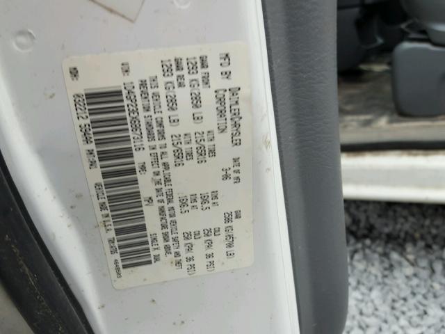 1D4GP23EX6B673116 - 2006 DODGE GRAND CARA WHITE photo 10