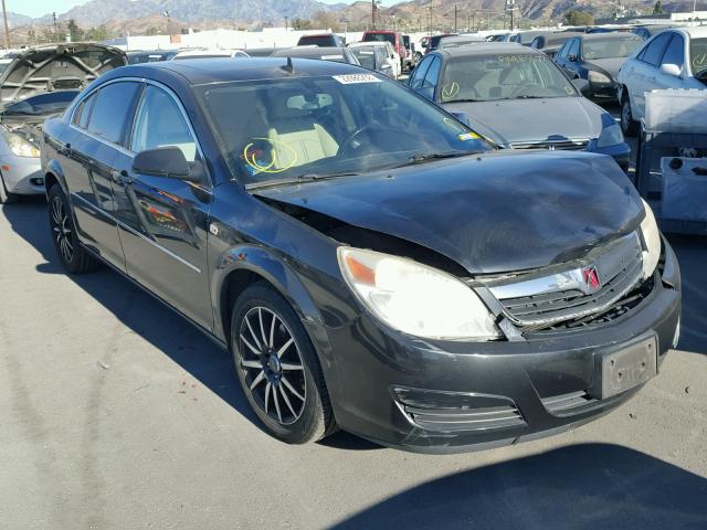 1G8ZS57N58F293543 - 2008 SATURN AURA XE BLACK photo 1