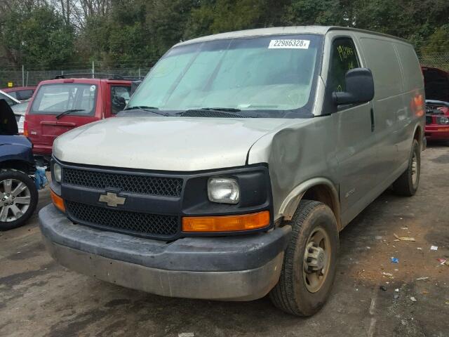 1GCGG25V261149362 - 2006 CHEVROLET EXPRESS G2 GOLD photo 2