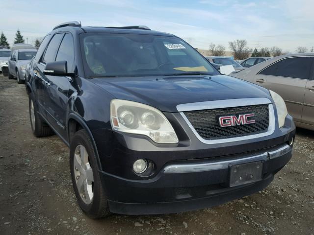 1GKER33797J159243 - 2007 GMC ACADIA SLT BLACK photo 1