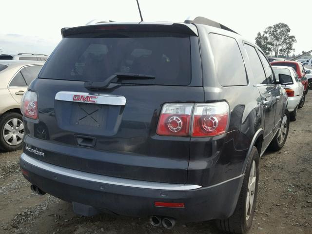 1GKER33797J159243 - 2007 GMC ACADIA SLT შავი ფოტო 4