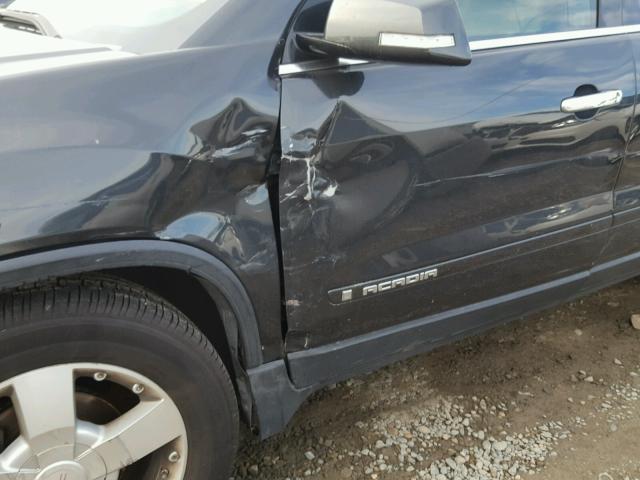 1GKER33797J159243 - 2007 GMC ACADIA SLT შავი ფოტო 9