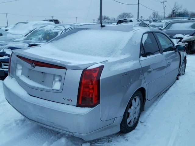 1G6DM57T570100904 - 2007 CADILLAC CTS SILVER photo 4