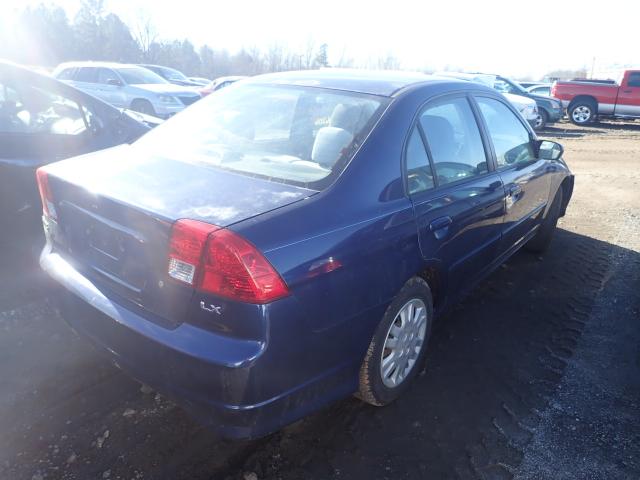 2HGES16625H613470 - 2005 HONDA CIVIC LX BLUE photo 4