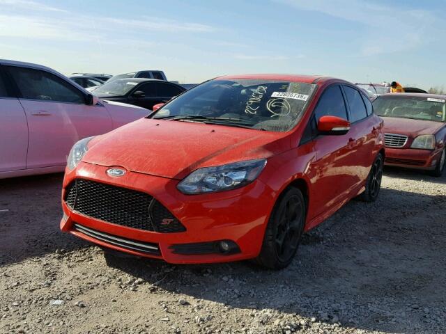 1FADP3L94EL430165 - 2014 FORD FOCUS ST RED photo 2