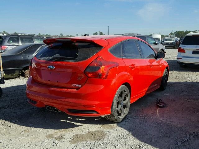 1FADP3L94EL430165 - 2014 FORD FOCUS ST RED photo 4