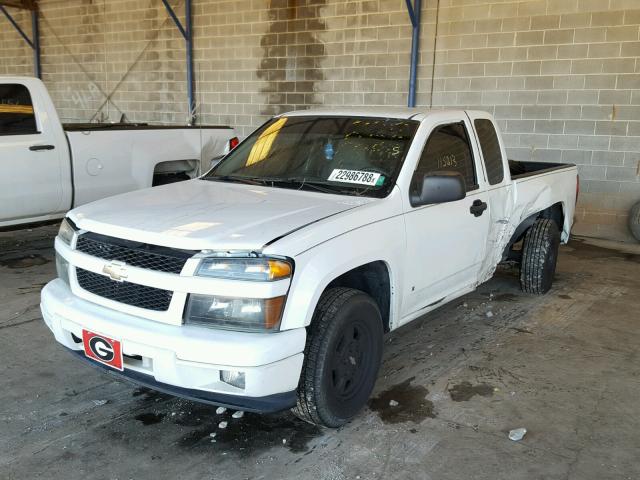 1GCCS19E988112238 - 2008 CHEVROLET COLORADO WHITE photo 2