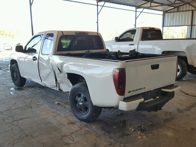 1GCCS19E988112238 - 2008 CHEVROLET COLORADO WHITE photo 3