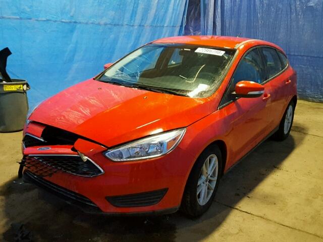 1FADP3K2XHL263982 - 2017 FORD FOCUS SE RED photo 2