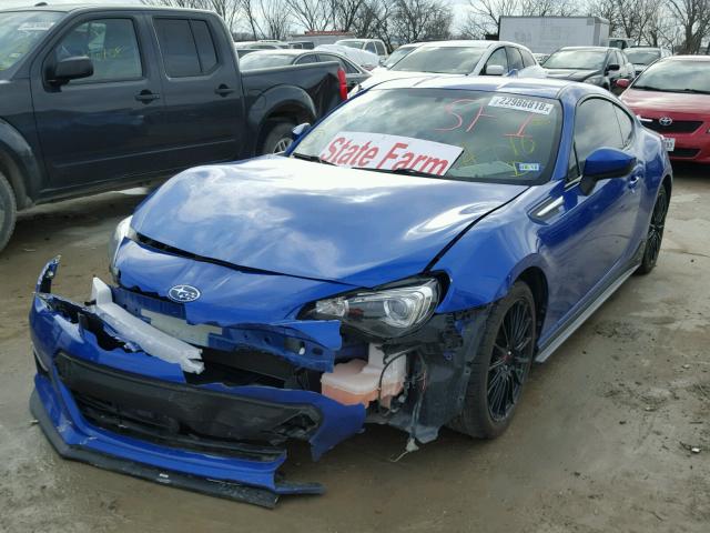 JF1ZCAC10F9600326 - 2015 SUBARU BRZ 2.0 LI BLUE photo 2