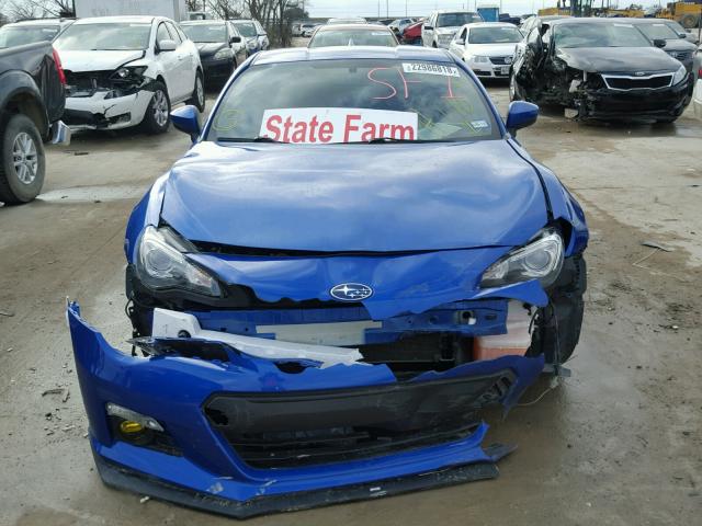 JF1ZCAC10F9600326 - 2015 SUBARU BRZ 2.0 LI BLUE photo 9