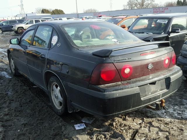 2G1WH55K1Y9122788 - 2000 CHEVROLET IMPALA LS BLACK photo 3